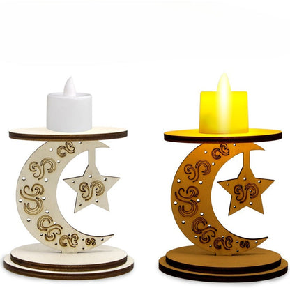 Wooden Three-dimensional Ornaments for Lent Candle Holders