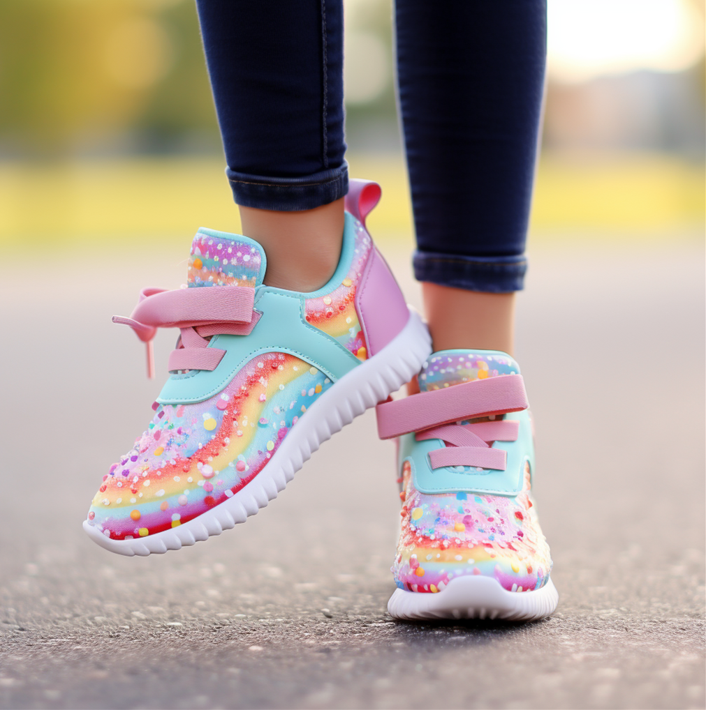 Rainbow Bliss Running Shoes