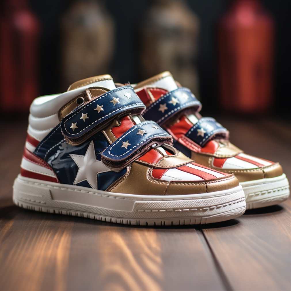 Ankle-High USA Vibes Sneaker