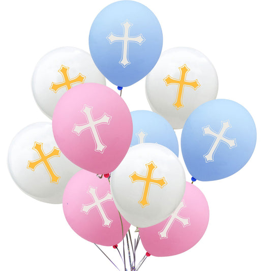 Wholesale Easter Cross Latex Balloon TOY