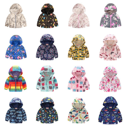 Wholesale Jacket Spring and Autumn Thin Cap Polyester Baby Clothes