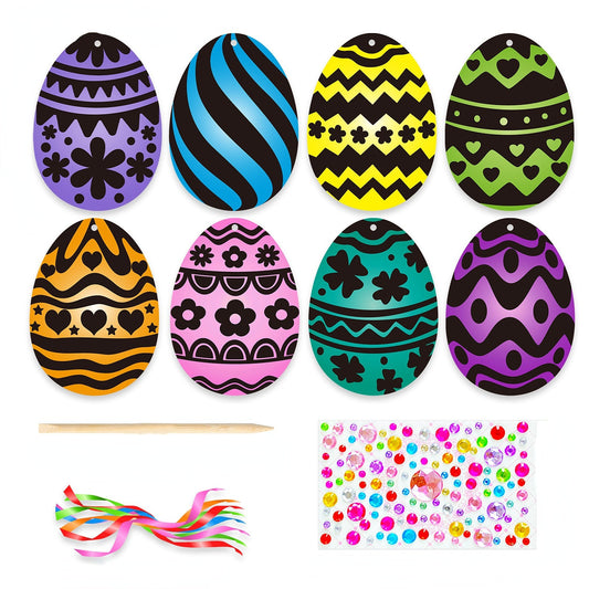 Wholesale Easter Egg Scratch Painting Paper TOY