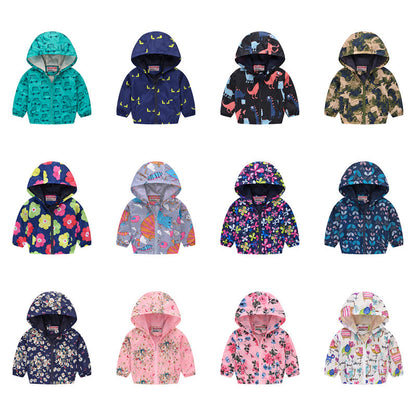 Wholesale Jacket Spring and Autumn Thin Cap Polyester Baby Clothes