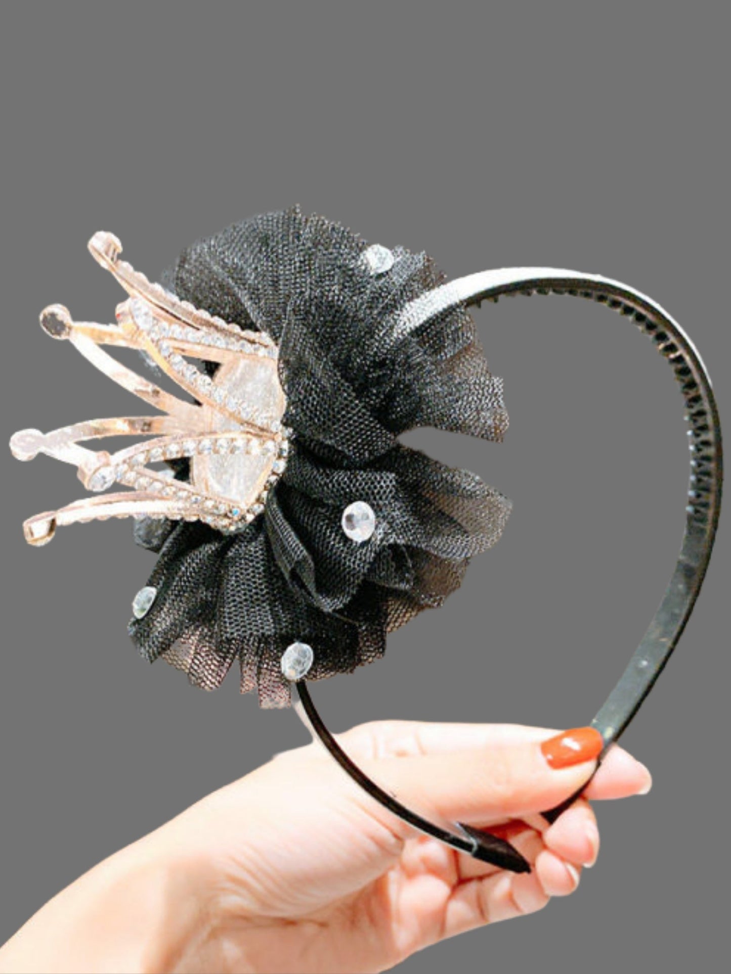 Your Highness Tulle Crown Headband