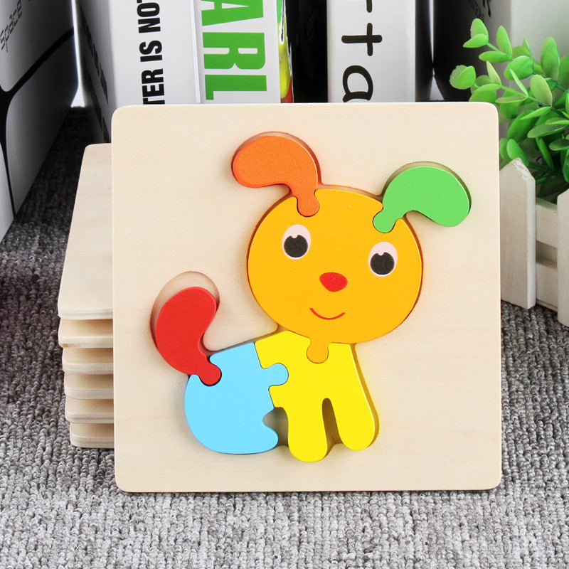 Wooden 3D Panel Educational Toy Set for Kids