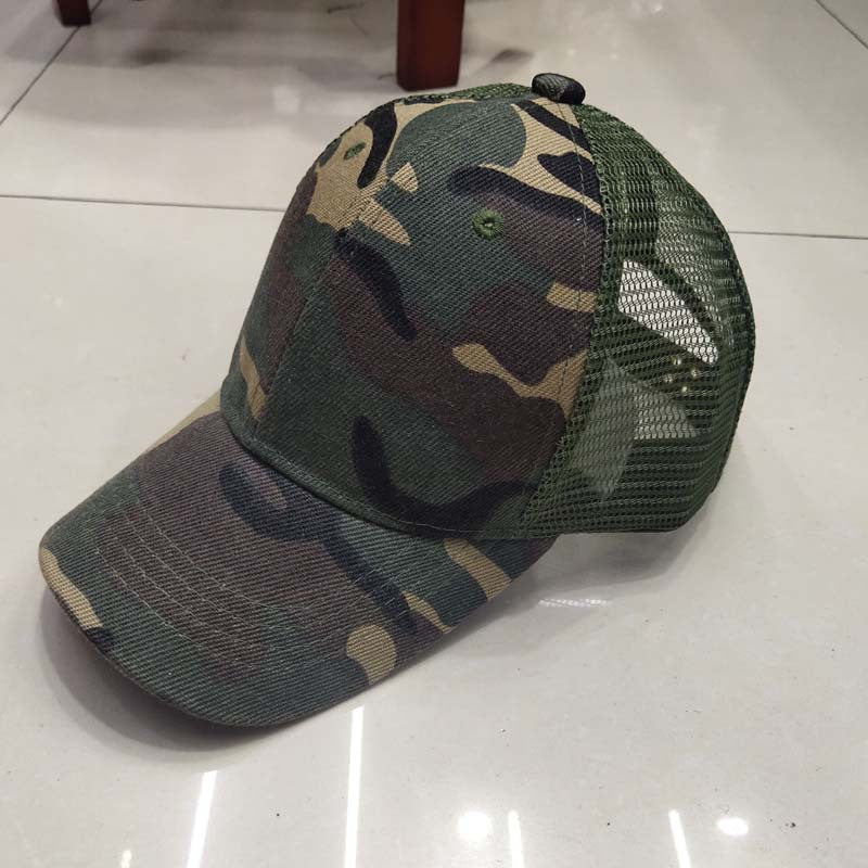 Adult Children's Camouflage Mesh Caps Baseball Caps