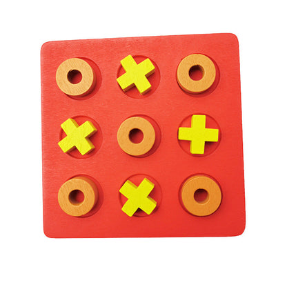 Wooden Tic Tac Toe Children's Educational Toy