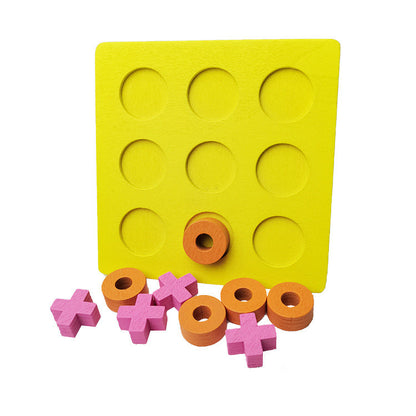 Wooden Tic Tac Toe Children's Educational Toy