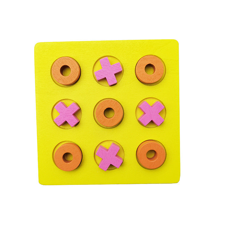 Wooden Tic Tac Toe Children's Educational Toy