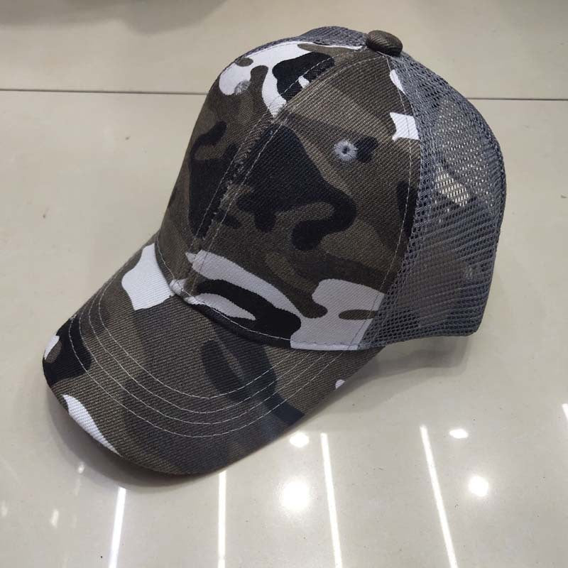 Adult Children's Camouflage Mesh Caps Baseball Caps