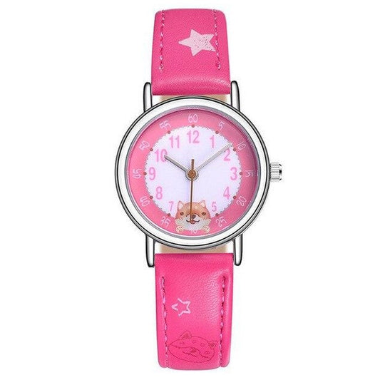 Analog Girl's Watch With Small Dog Dial