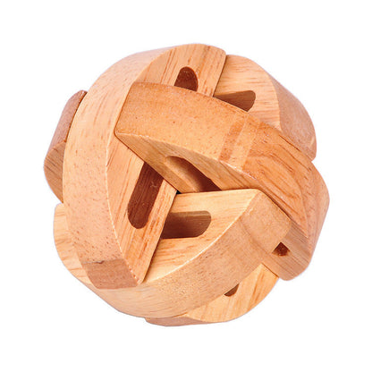 Wooden Educational Puzzle Toy - Kongming Lock Luban Lock