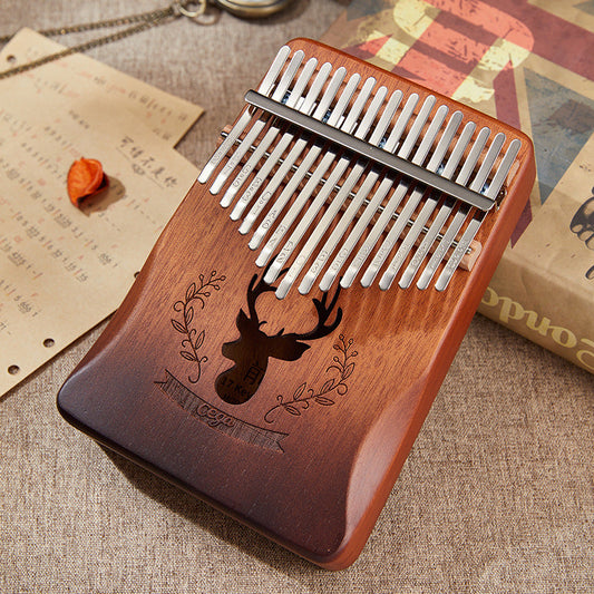 Wholesale Reindeer Thumb Kalimba Wooden TOY