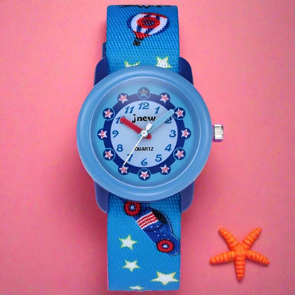 30M Waterproof Boy's Educational Stars Watch