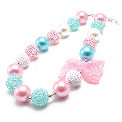 1 Pack Girl Beaded Necklace And Bracelet Wholesale