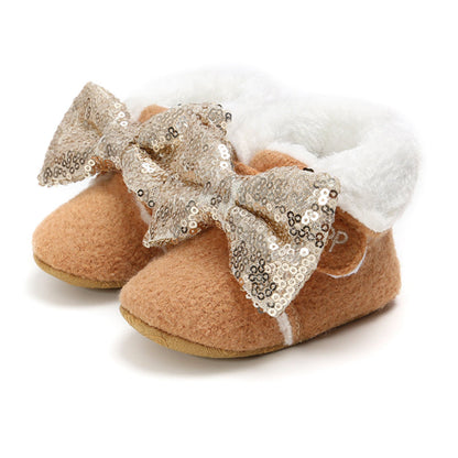 2 Pieces Baby Girls Bow Shoes And Accessories Headwear Wholesale 88687553