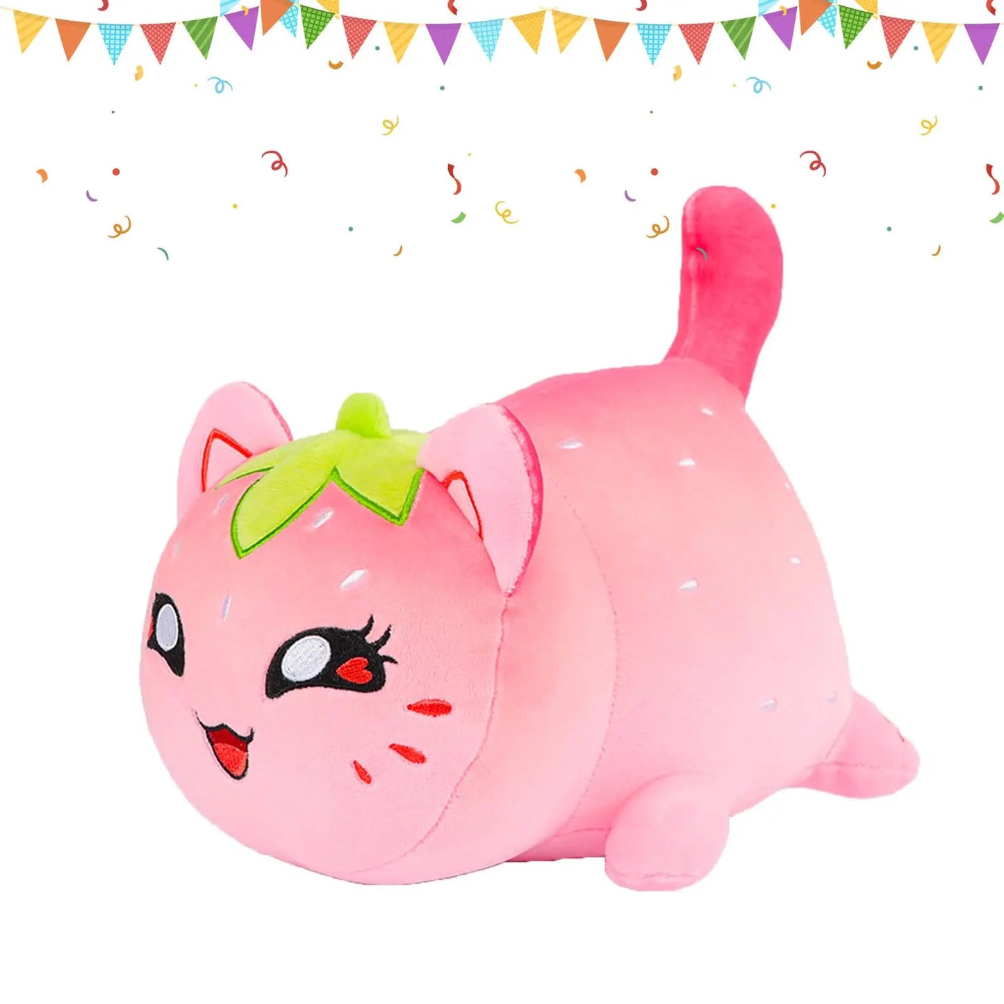 25cm Cat-icorn and Strawberry Cat Plushy Toy