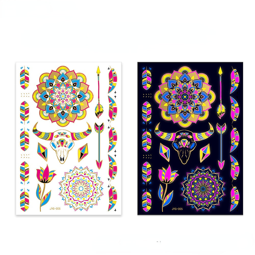 Wholesale Fluorescent Tattoo Sticker Paper TOY