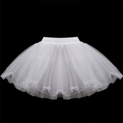 A-line 1 Hoop Kids Dress Short Petticoat