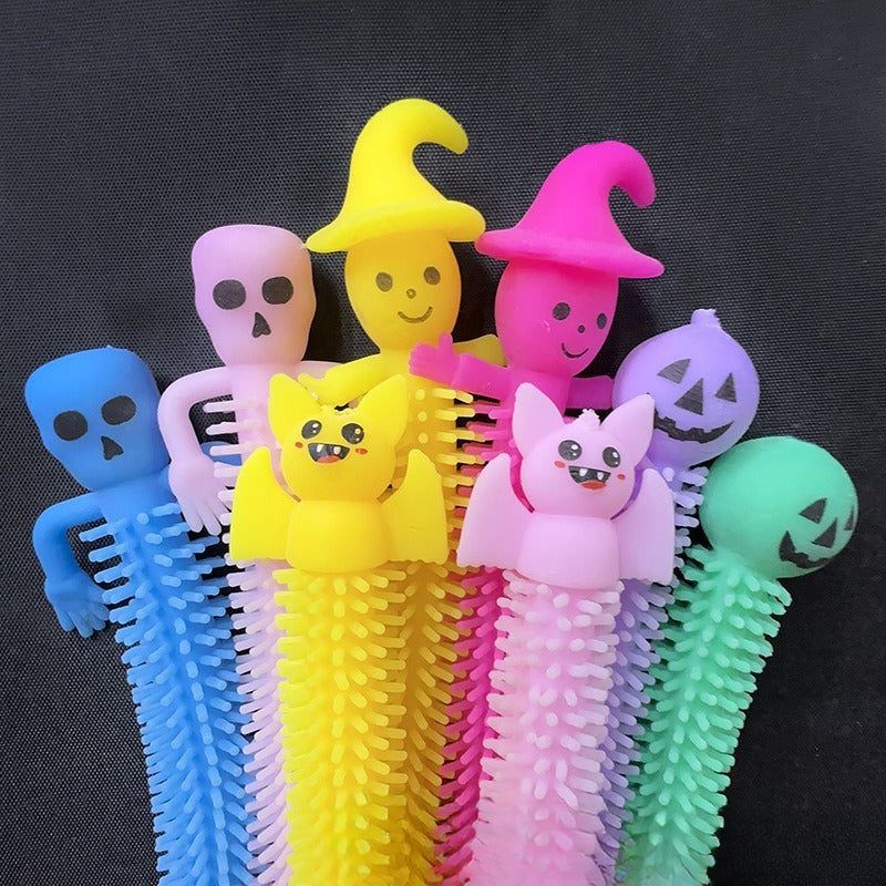 5 Pieces Halloween Skeleton Release and Decompression Toys