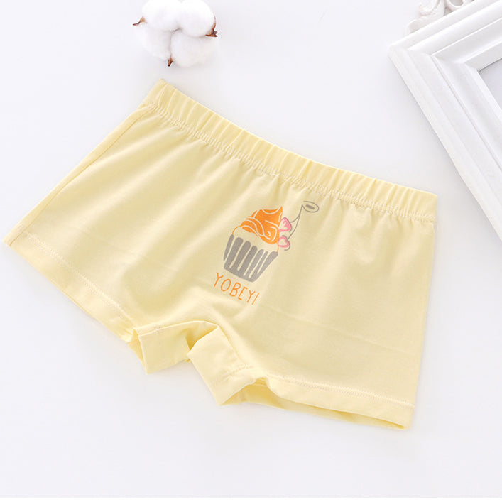 3 Pieces Kid Unisex Cartoon Print Underwears Wholesale