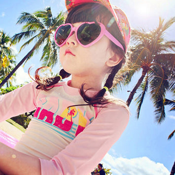 3 Pieces Set Girls Beach Letters Color-blocking Tops Shorts And Headwear Wholesale 22060618