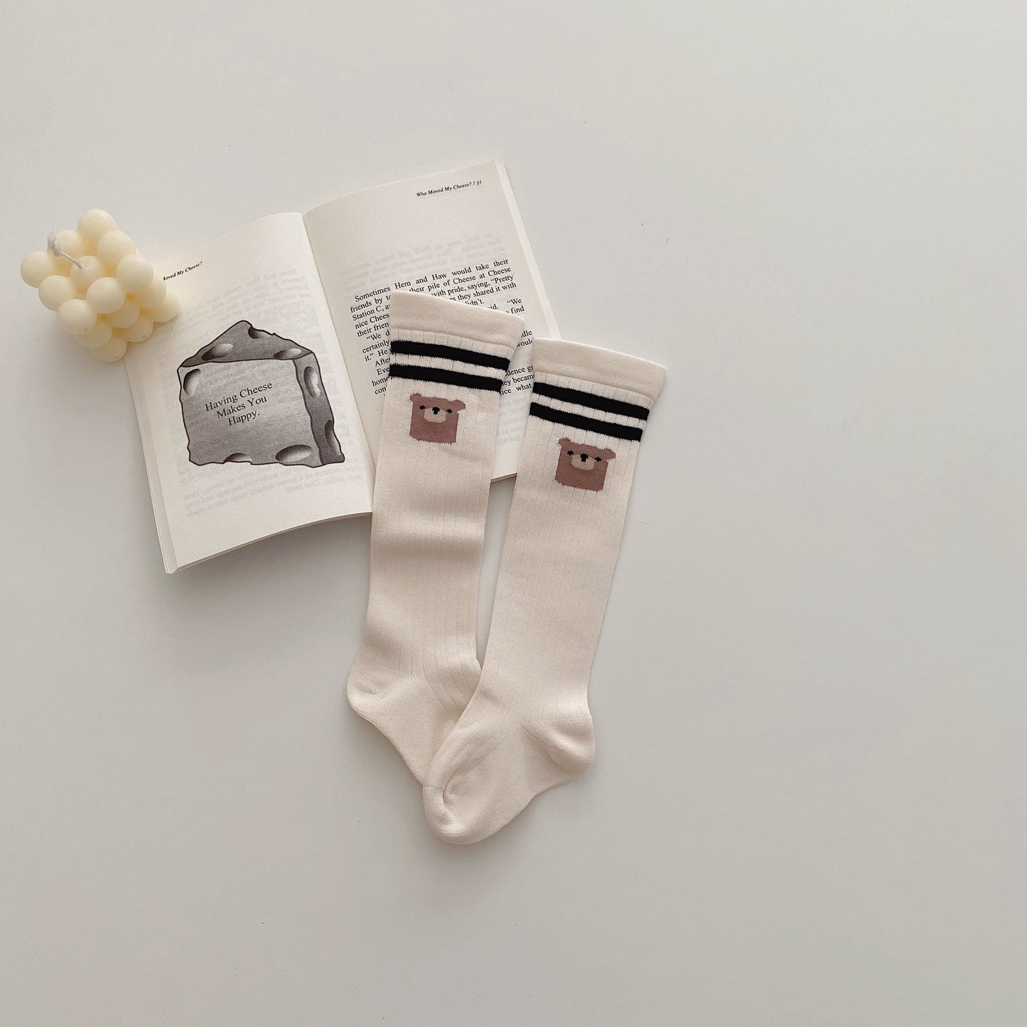 4 Pairs Unisex Striped Cartoon Accessories Socks