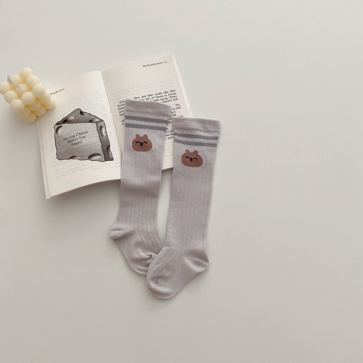 4 Pairs Unisex Striped Cartoon Accessories Socks