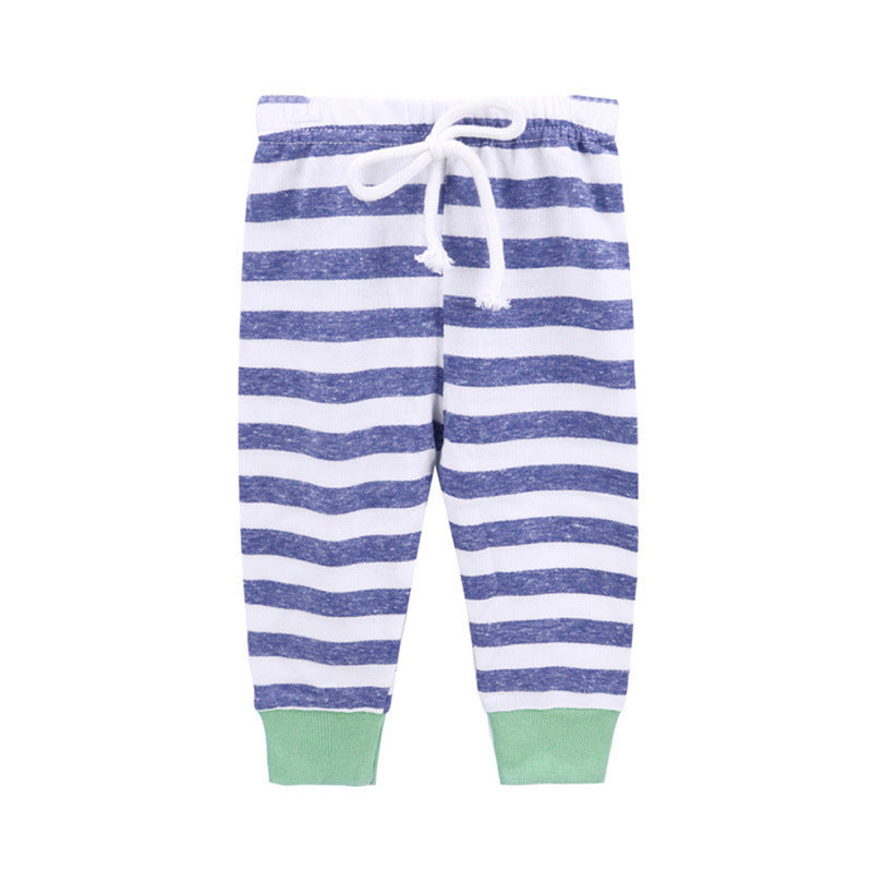 3 Pieces Set Baby Unisex Color-blocking Hoodies Swearshirts Striped Pants And Bow Headwear Wholesale 22063015