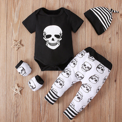 2 Pieces Set Baby Boys Halloween Rompers And Pants