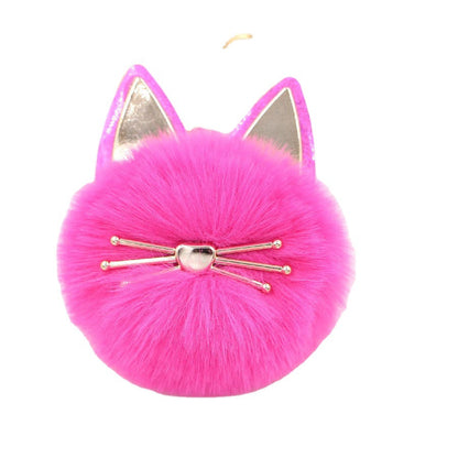 Artificial Fur Cat Fur Ball Key Chain