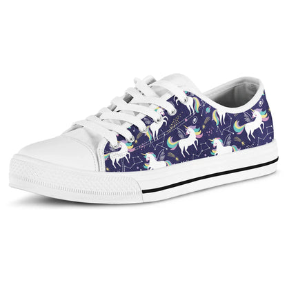 Womens Trendy Unicorn Print Sneakers