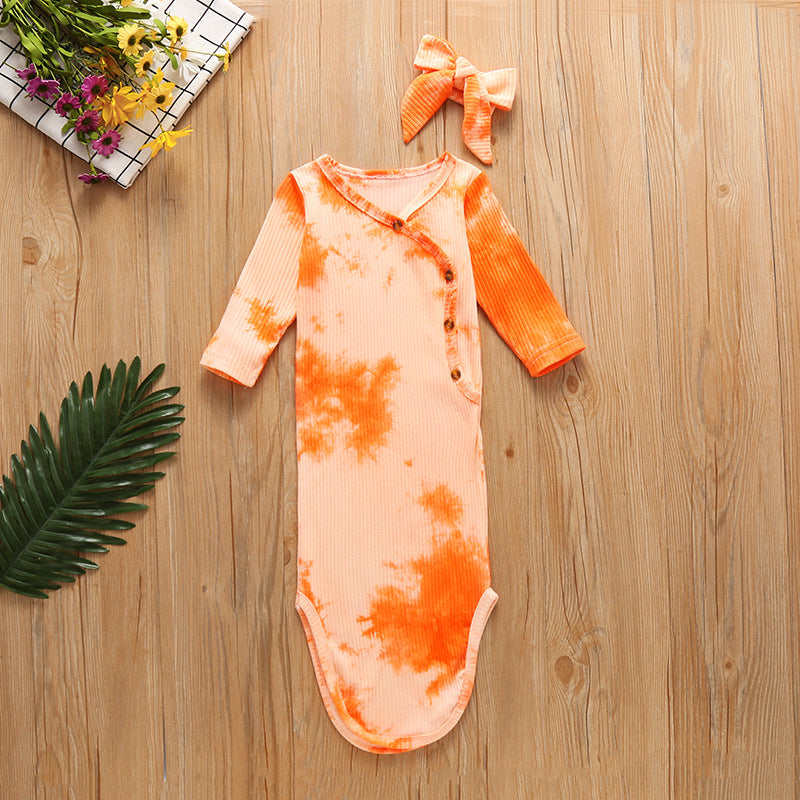 2 Pieces Baby Tie Dye Sleeping Bag And Headband Wholesale 46257083