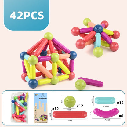 Wholesale Magnetic Stick Building Blocks Assembled Toys TOY Metal