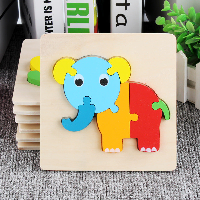 Wooden 3D Panel Educational Toy Set for Kids