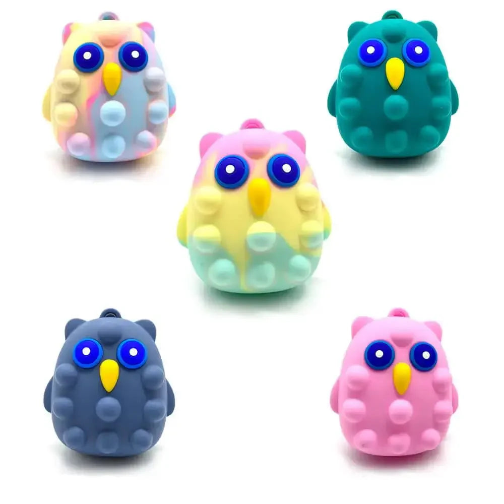 3D Owl Pops Its - Owl Fidget Toy