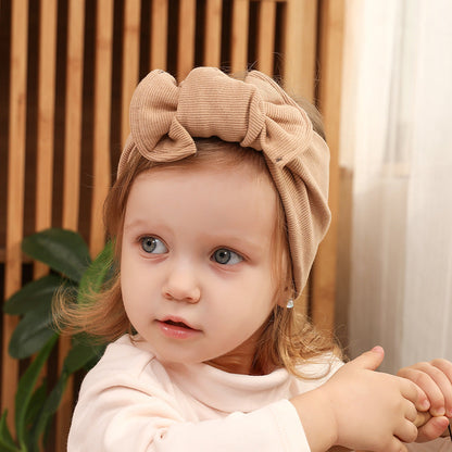 3PCS Hot Cotton Hair Accessories Bow-knot Wide Children's Headband Childrens Accessories Wholesale