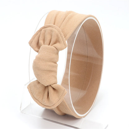 3PCS Hot Cotton Hair Accessories Bow-knot Wide Children's Headband Childrens Accessories Wholesale