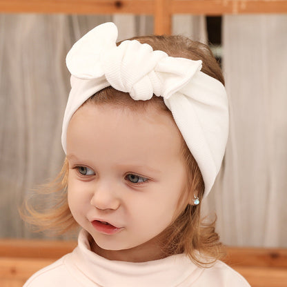 3PCS Hot Cotton Hair Accessories Bow-knot Wide Children's Headband Childrens Accessories Wholesale