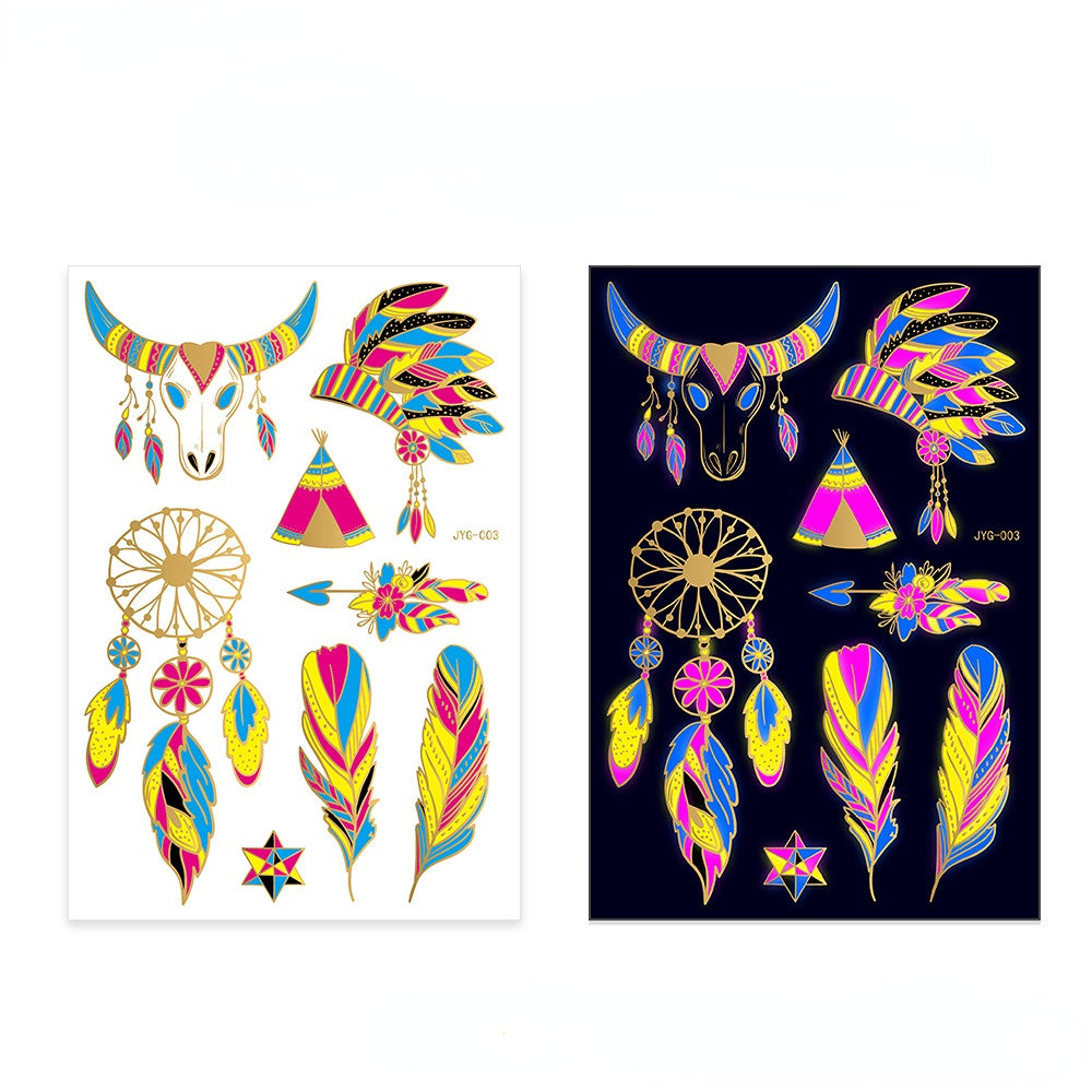 Wholesale Fluorescent Tattoo Sticker Paper TOY