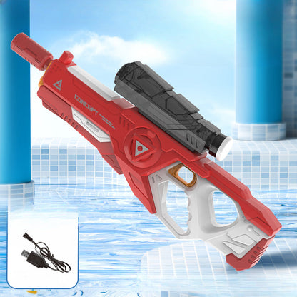 Wholesale Large-sized Electric Water Pistol Fully Automatic Water Absorption Beach Splashing Stall Children's Toys