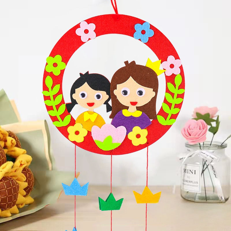 Wholesale Mother's Day DIY Creative Woven Flower Wreath Toys