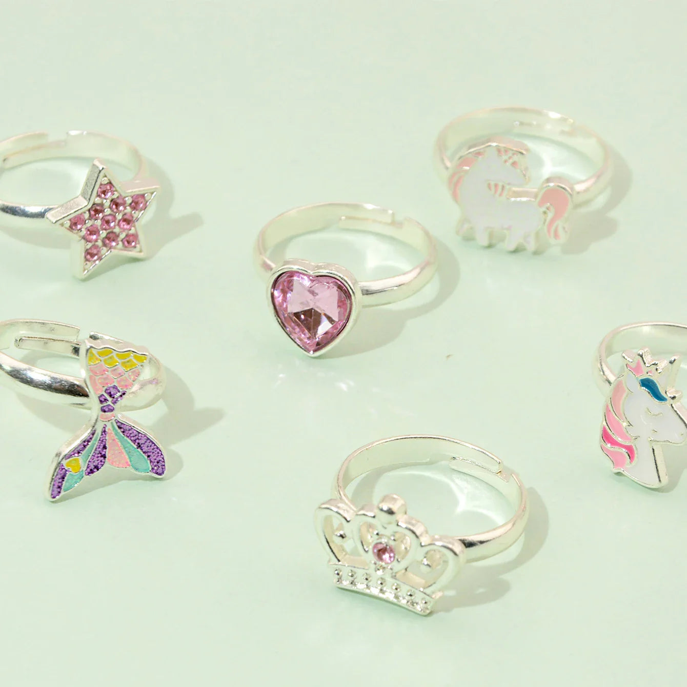 Adjustable 6 pc Ring Pack