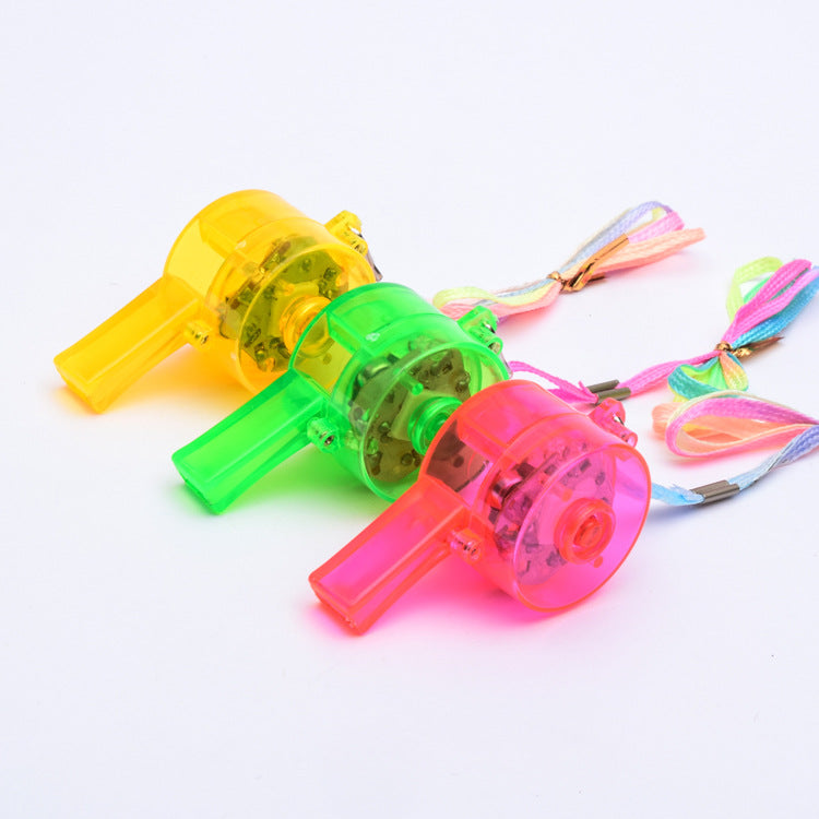 5Pcs Plastic Luminous Whistle Party Toys