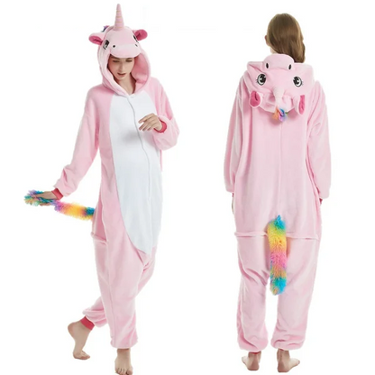 Adult Unicorn Onesie Glow in Dark pajamas and costumes