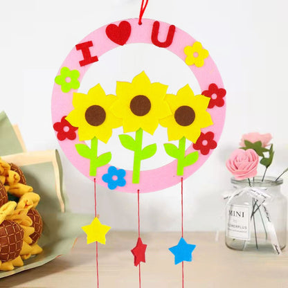 Wholesale Mother's Day DIY Creative Woven Flower Wreath Toys