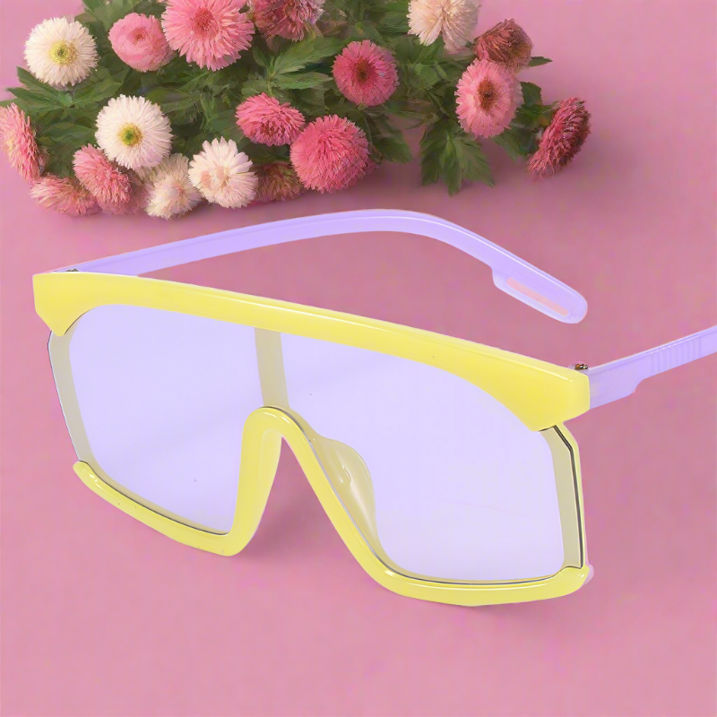 Wholesale PC Large Frame Children's Colorful Sunglasses