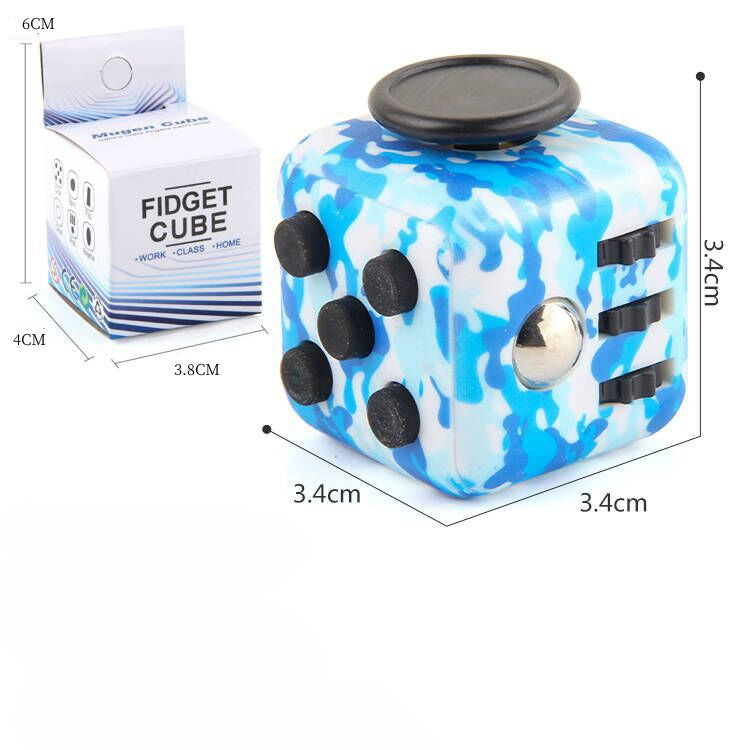 6-sided UV Decompression Infinite Finger Mini Magic Cube