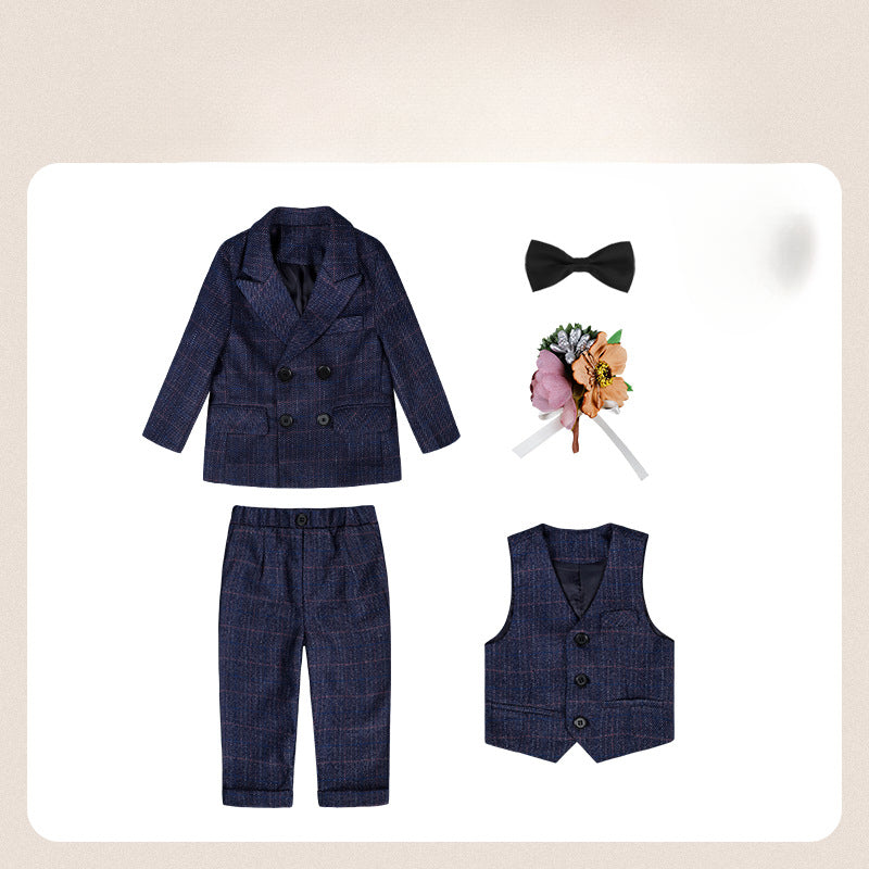 Wholesale of Boys' Polyester British Style Suit Sets