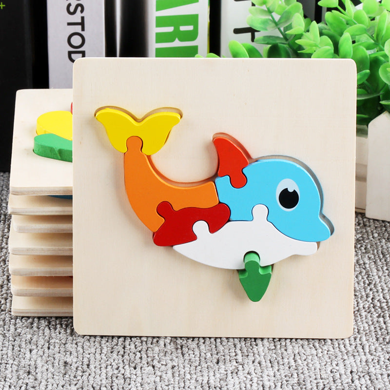 Wooden 3D Panel Educational Toy Set for Kids